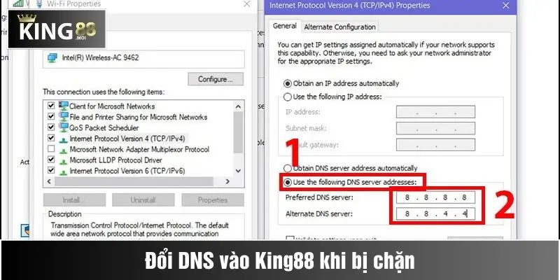 Cách vào King88 khi bị chặn đơn giản nhất