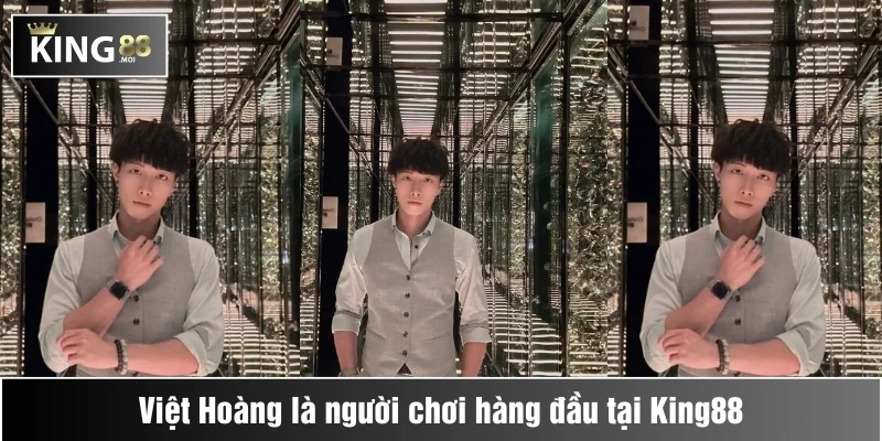 Việt Hoàng là người chơi Poker Texas Hold'em hàng đầu tại King88